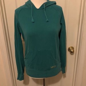 Teal long sleeve hoodie
